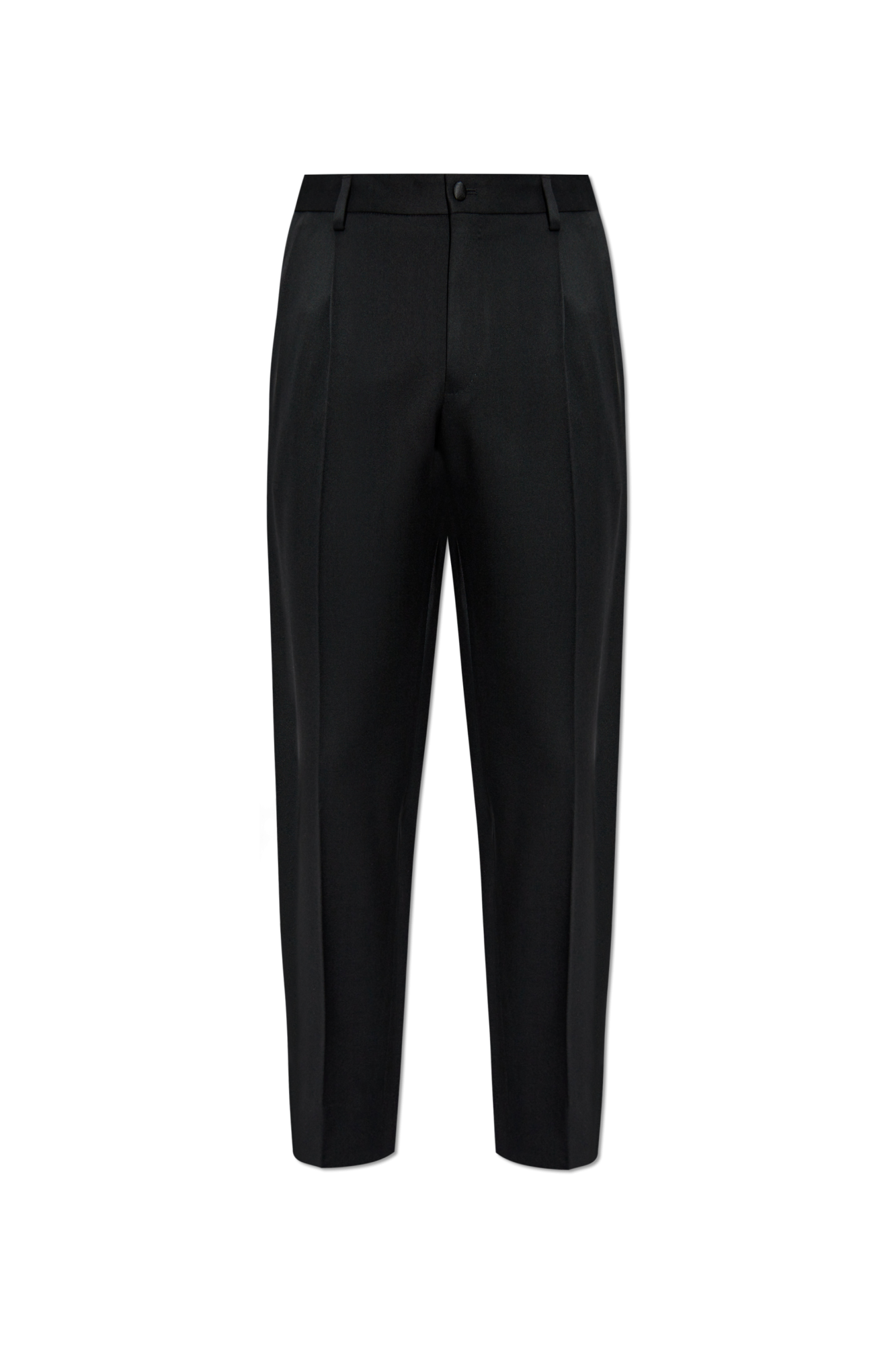 Dolce & Gabbana Black Wool Formal Dress Men Trouser Pants main image 1